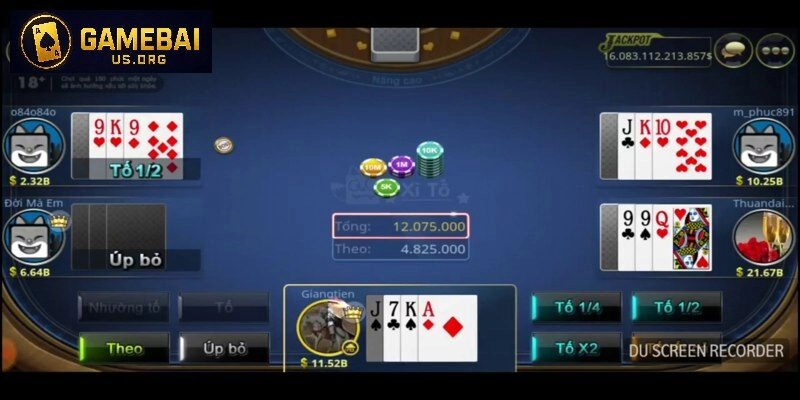 Thứ tự giá trị từ mạnh đến yếu trong xì tố