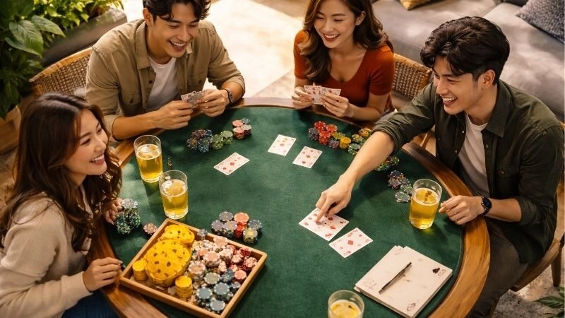 Sự khác biệt giữa chơi bài vui vẻ và nghiện cờ bạc 